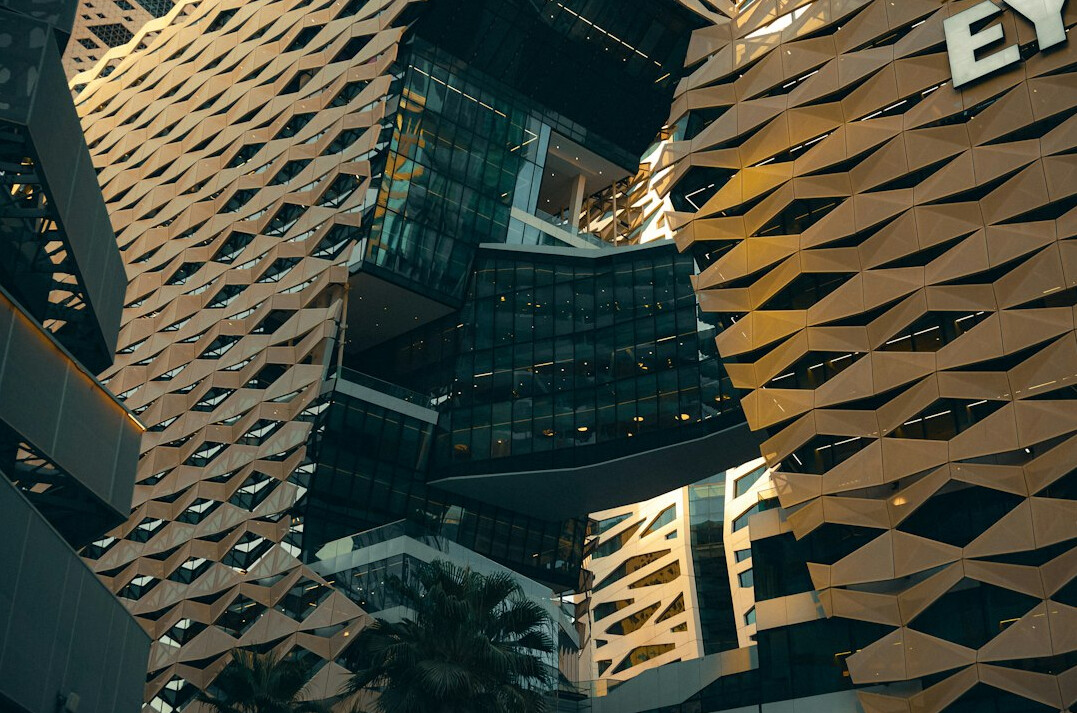 futuristic technology office