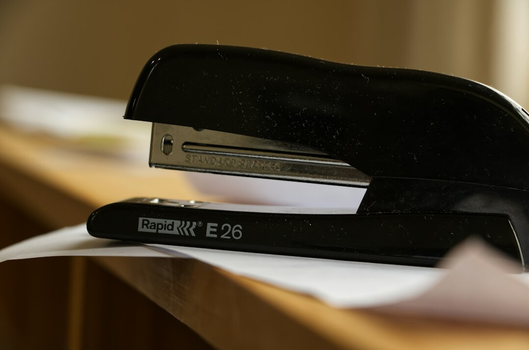 office documents on desk