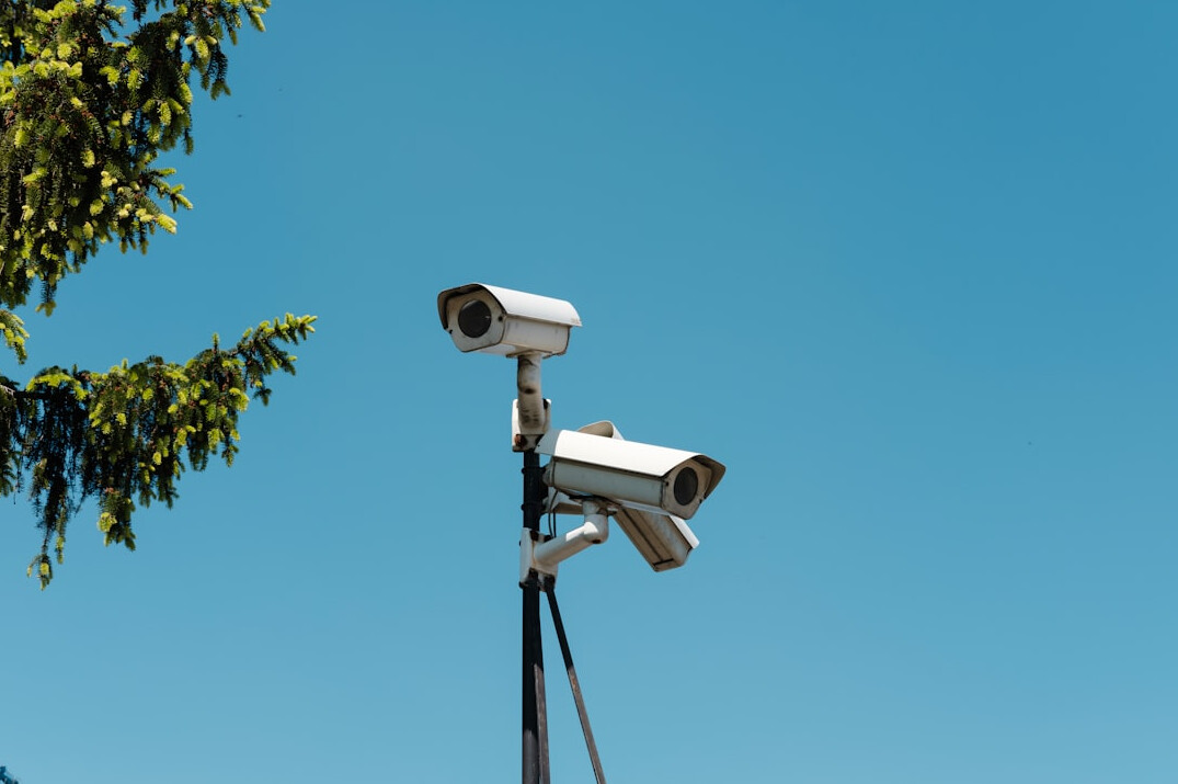 surveillance camera setup